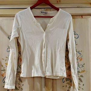 Aeropostale Cardigan Ivory Sm